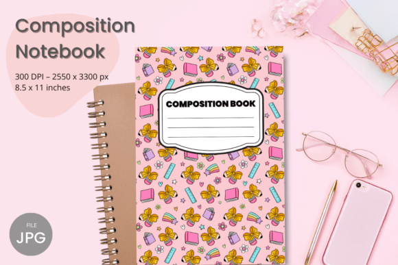 Download Composition Book Cover Teacher KDP - Cover Collection