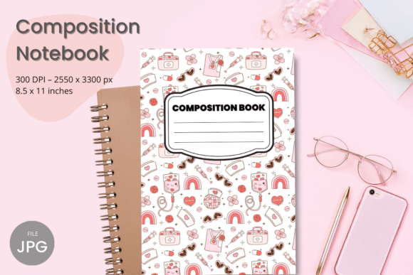 Download Composition Book Cover Teacher KDP - Cover Collection