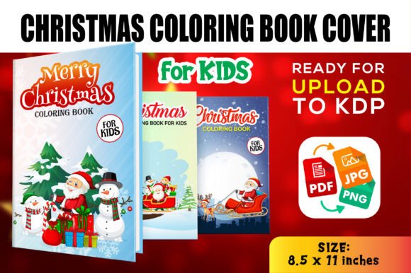 Download CHRISTMAS COLORING BOOK COVER for KIDS - Cover Collection