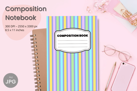 Download Composition Book Cover Teacher KDP - Cover Collection