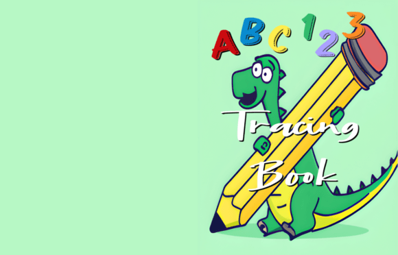 Download Dino Abc 123 Tracing Book Cover Kdp - Cover Collection