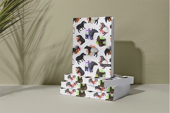 Download Tapir Pattern KDP Notebook Cover for KDP - Cover Collection